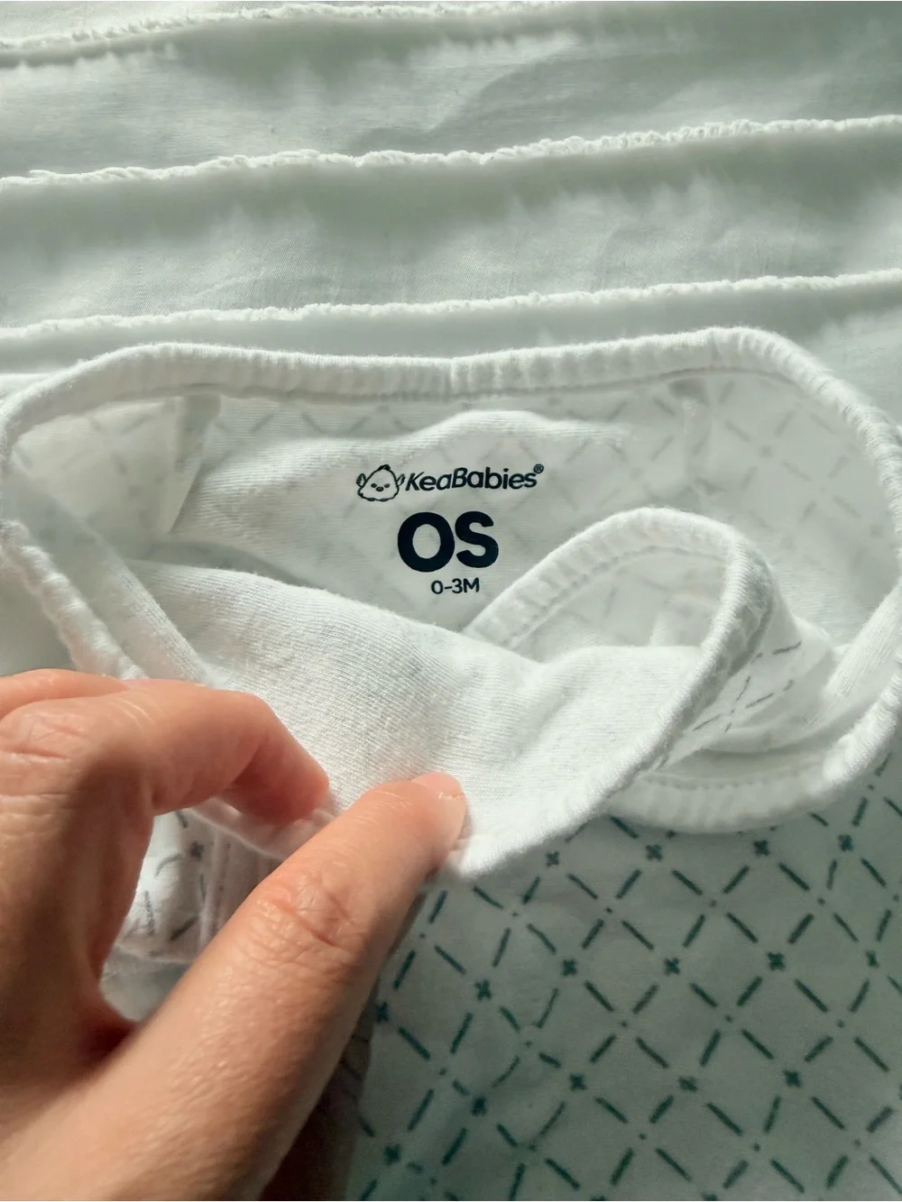 Neutral Gray & White Baby Sleep Sack Set - Soft Cotton Swaddle
